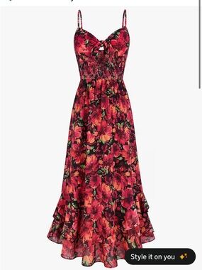 Grace Karin Maxi Floral Sundress